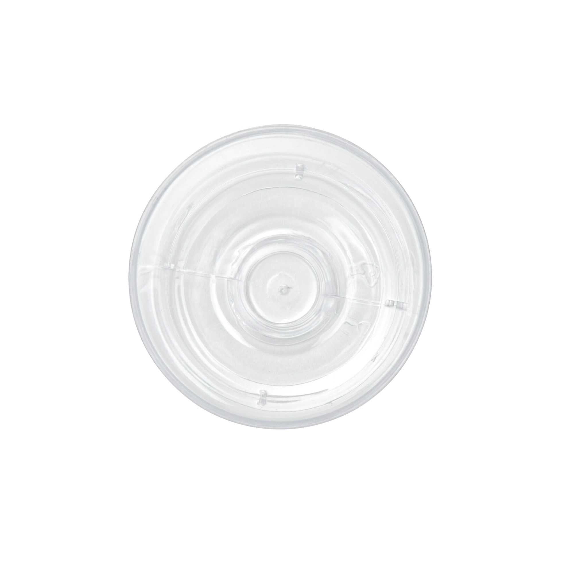 Mini Serve 1 oz Round Clear Plastic Lufthansa Drinking Cup - Stackable - 1 1/2" x 1 1/2" x 2 1/2" - 100 count box