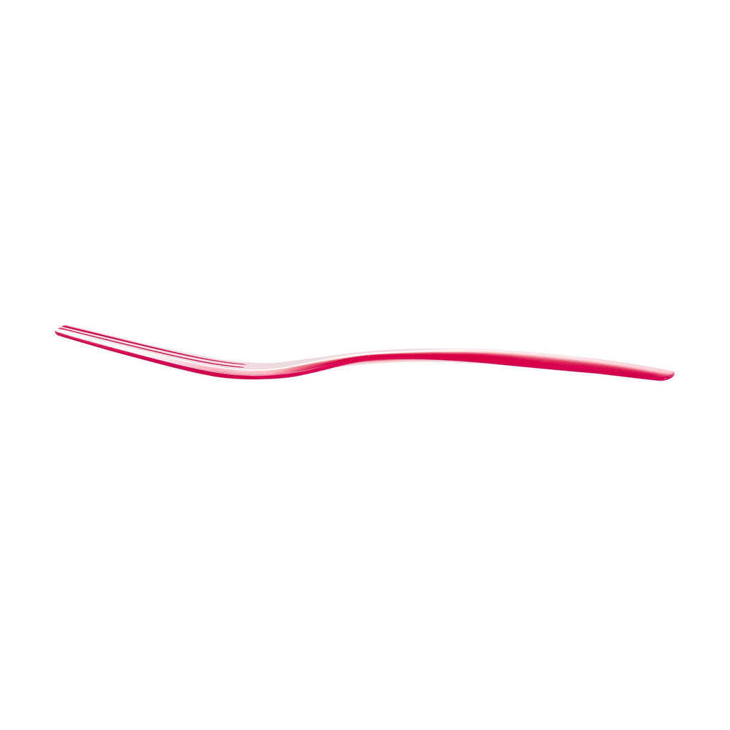 Coppetta Magenta Plastic Cake Fork with Knife Edge - 4" x 3/4" - 500 count box