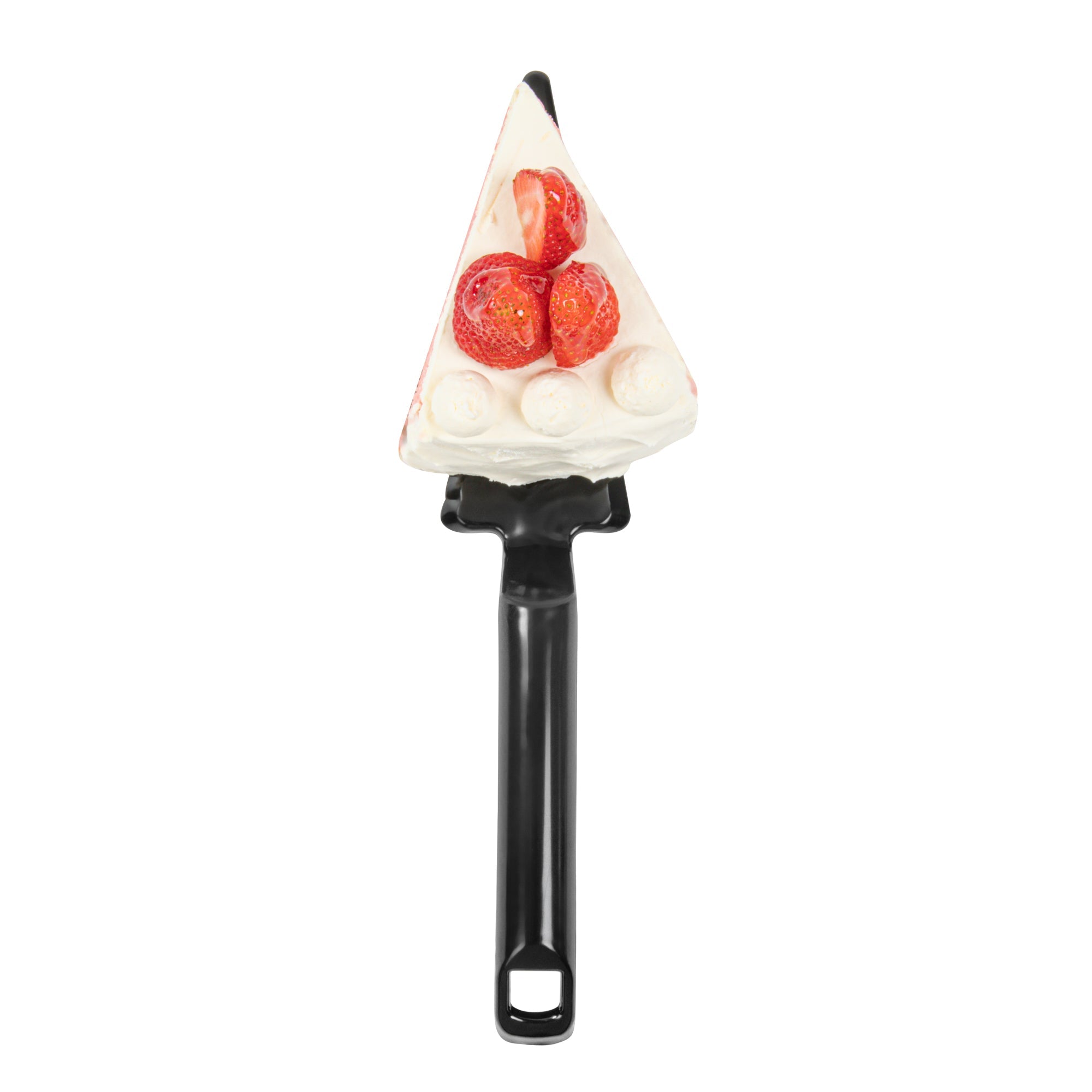 Cater Tek Black Plastic Cake Server - Recyclable - 10" x 2" x 1" - 100 count box