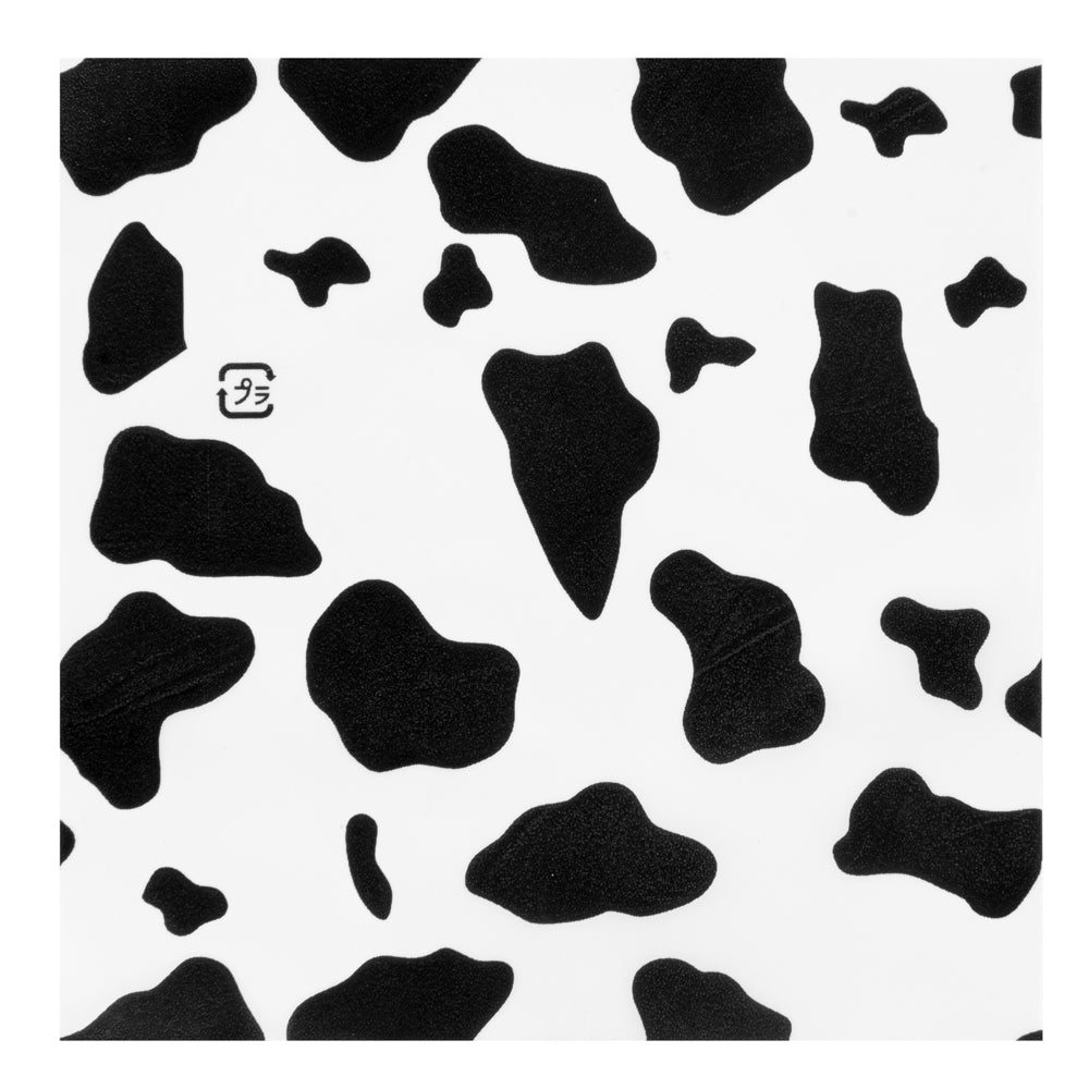 Mini Serve Cow Lines Plastic Decorative Wrapper - 4 1/2" x 4" - 500 count box