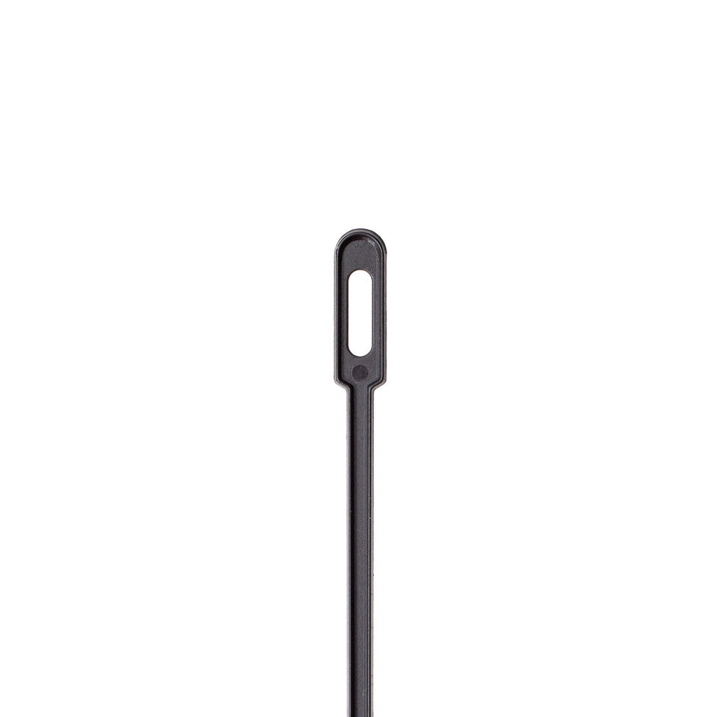 Restpresso Black Plastic Keyhole Coffee Stirrer - 6 1/4" - 100 count box