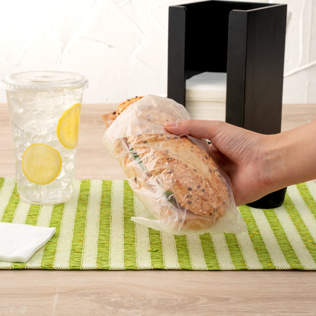 Chef 101 Rectangle Plastic Interfolded Deli and Bakery Wrap - 12" x 10 3/4" - 1000 count box