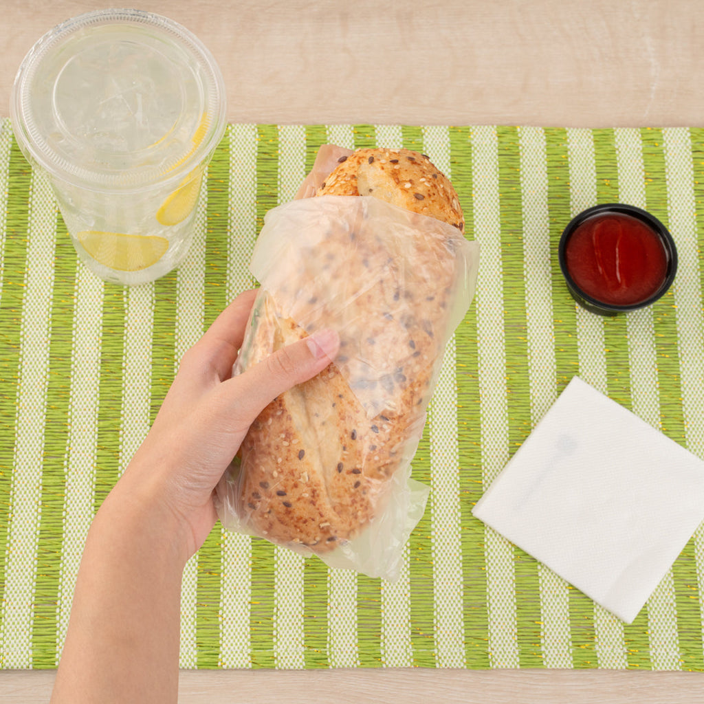 Chef 101 Rectangle Plastic Interfolded Deli and Bakery Wrap - 12" x 10 3/4" - 10000 count box