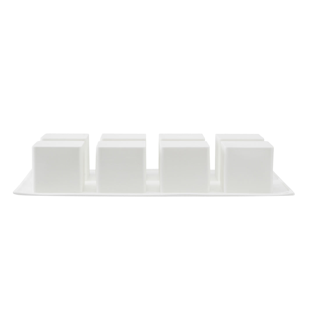 Pastry Tek Silicone Cube Baking Mold - 8-Compartment - 1 count box