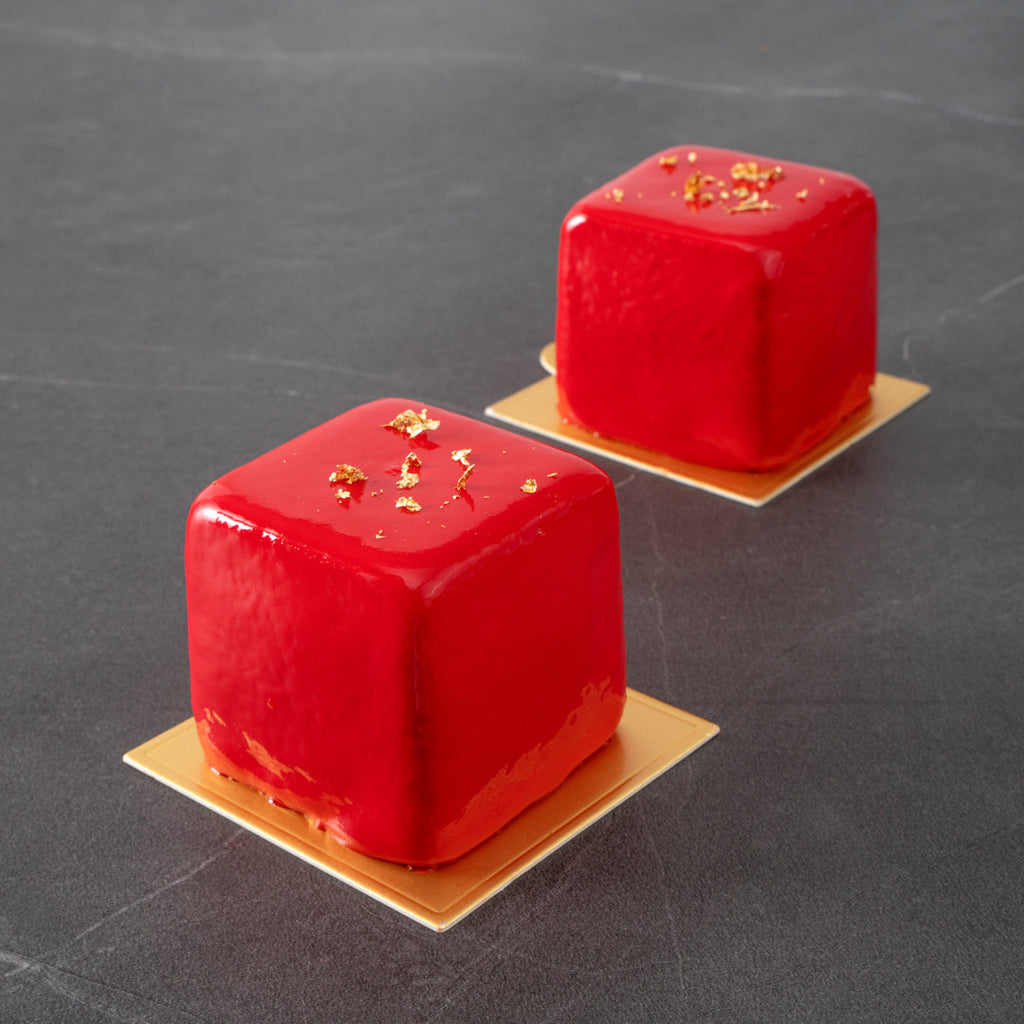 Pastry Tek Silicone Cube Baking Mold - 8-Compartment - 10 count box