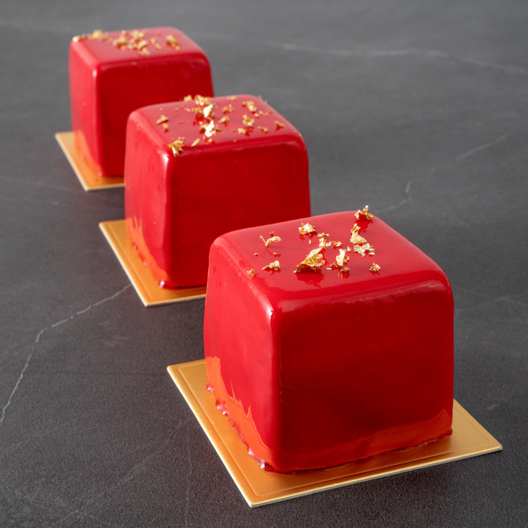 Pastry Tek Silicone Cube Baking Mold - 8-Compartment - 10 count box