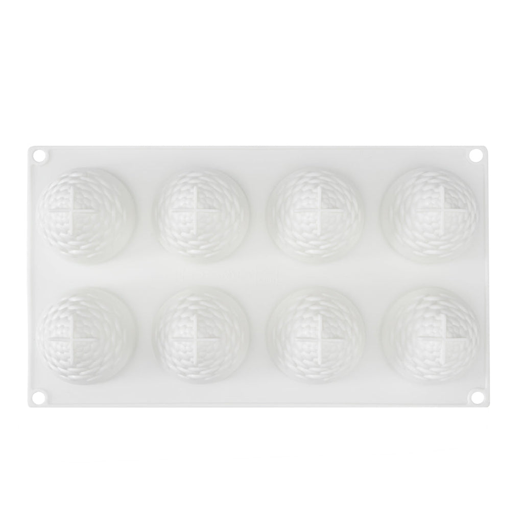 Pastry Tek Silicone Pineapple Baking Mold - 8-Compartment - 10 count box