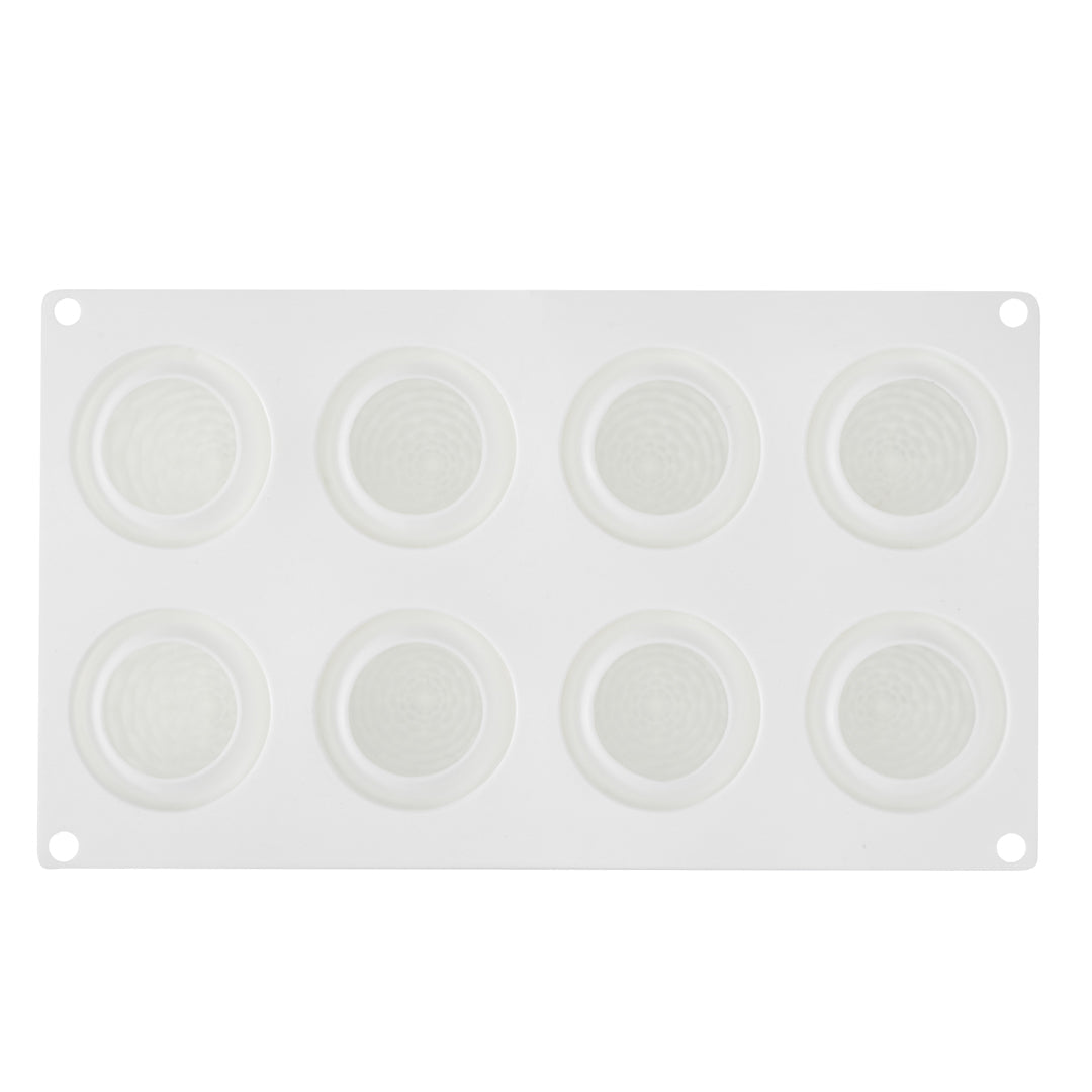 Pastry Tek Silicone Pineapple Baking Mold - 8-Compartment - 10 count box