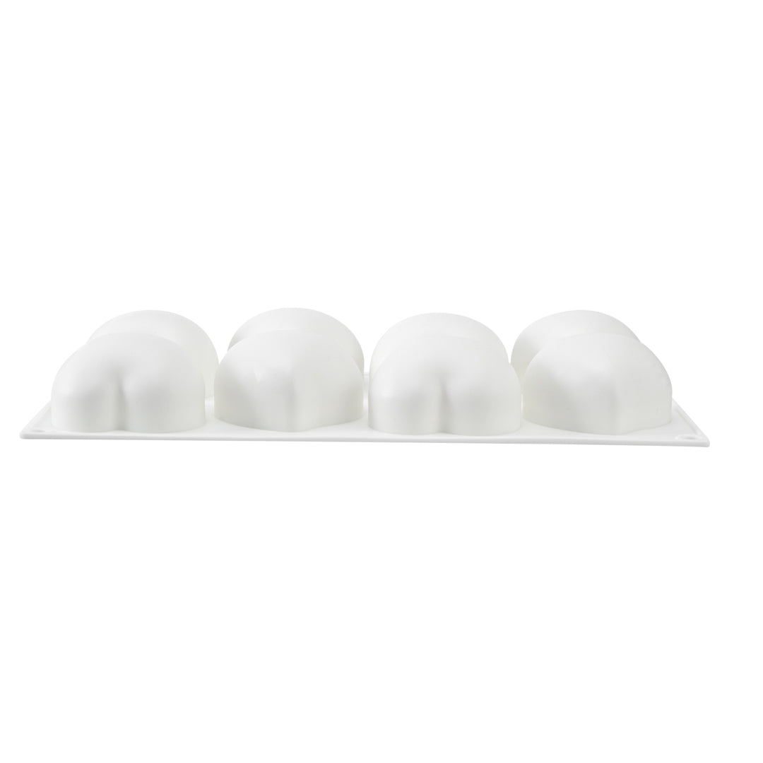 Pastry Tek Silicone Heart Baking Mold - 8-Compartment - 10 count box