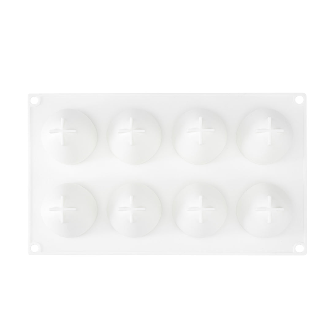 Pastry Tek Silicone Strawberry Baking Mold - 8-Compartment - 1 count box