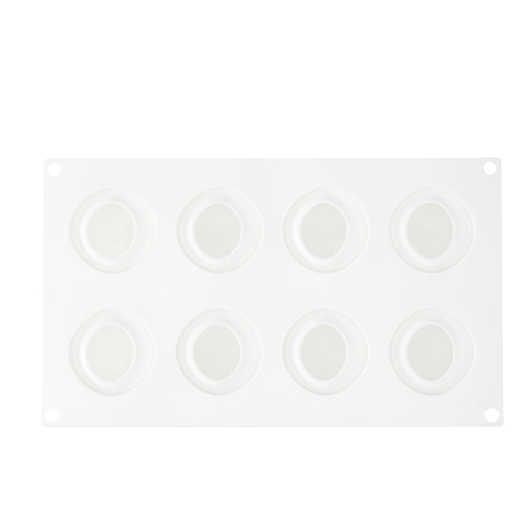 Pastry Tek Silicone Strawberry Baking Mold - 8-Compartment - 1 count box