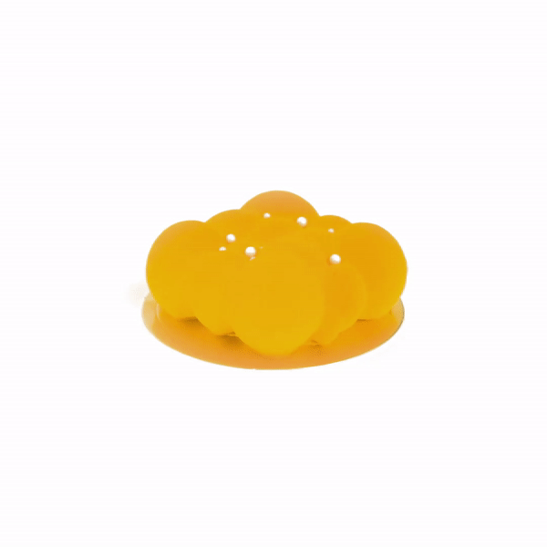 Pastry Tek Silicone Bubble Cloud Baking Mold - 6-Compartment - 1 count box