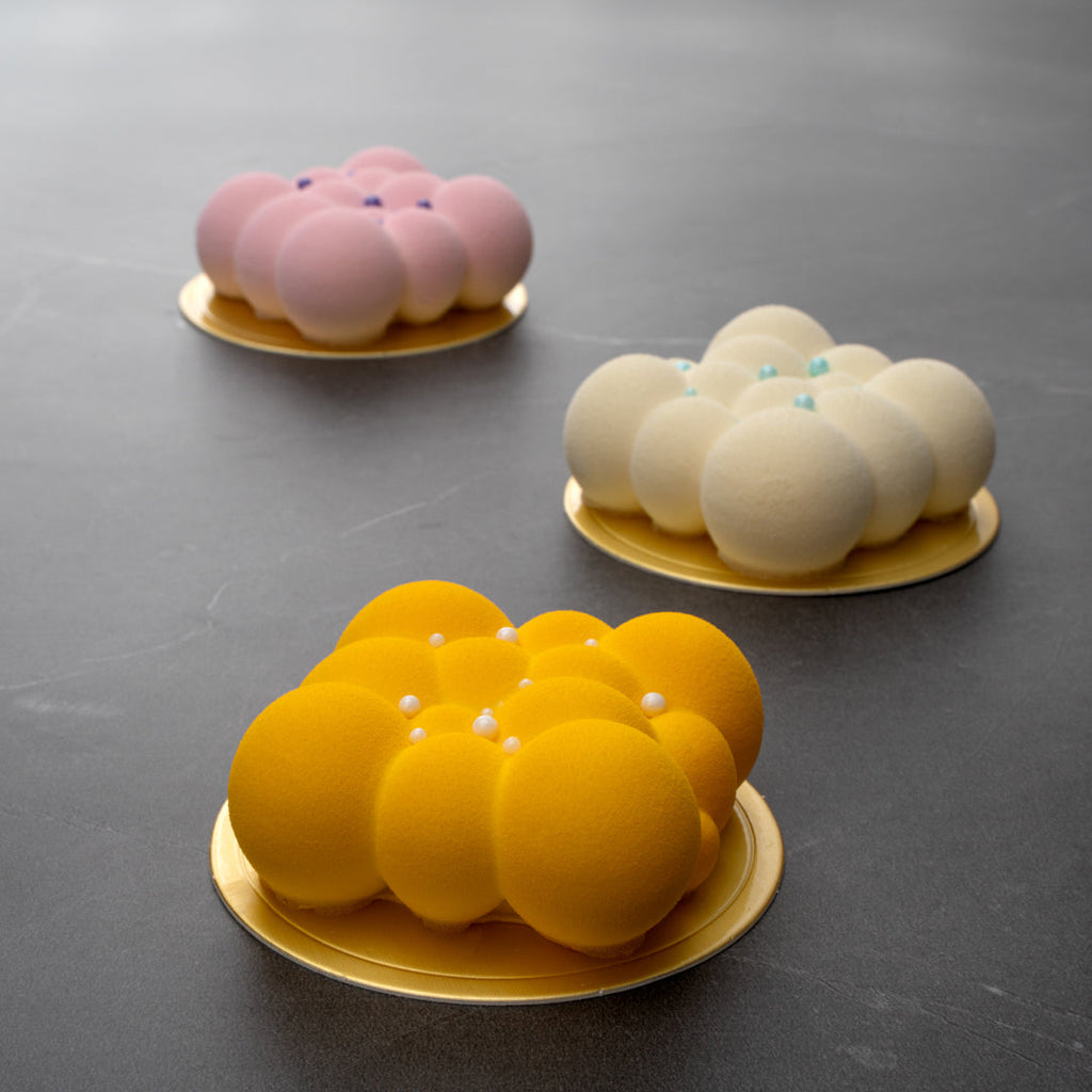 Pastry Tek Silicone Bubble Cloud Baking Mold - 6-Compartment - 1 count box