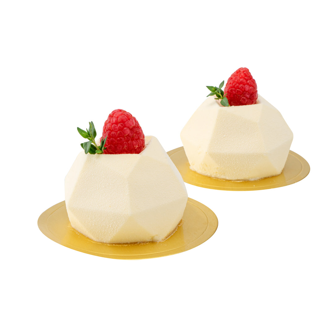 Pastry Tek Silicone Diamond Sphere Baking Mold - 8-Compartment - 10 count box