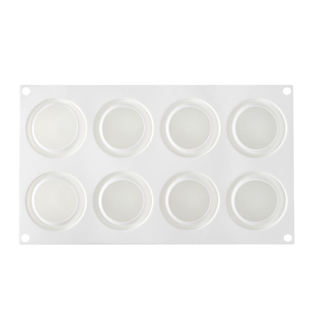 Pastry Tek Silicone Ball Baking Mold - 8-Compartment - 1 count box