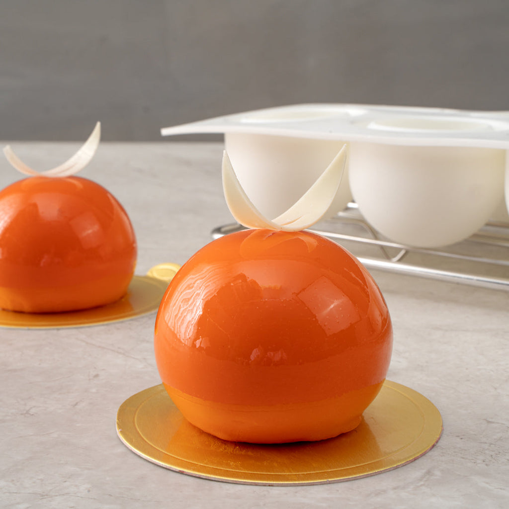 Pastry Tek Silicone Ball Baking Mold - 8-Compartment - 10 count box