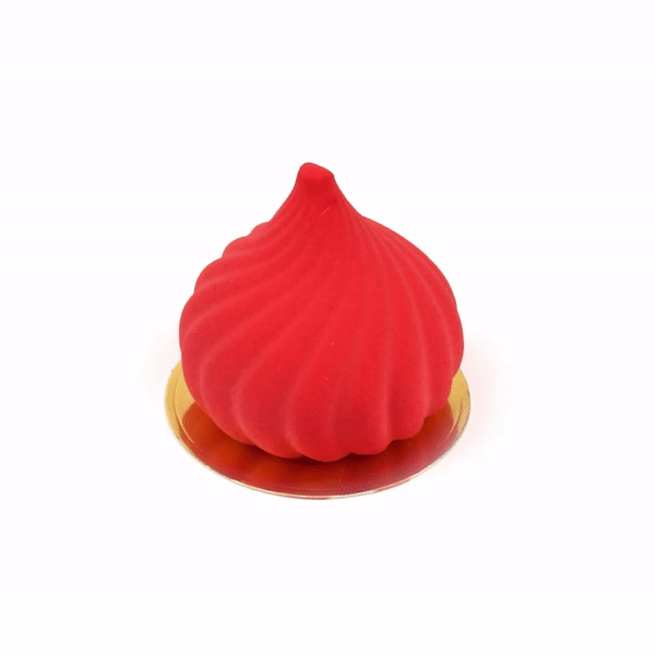 Pastry Tek Silicone Spiral Baking Mold - 6-Compartment - 10 count box