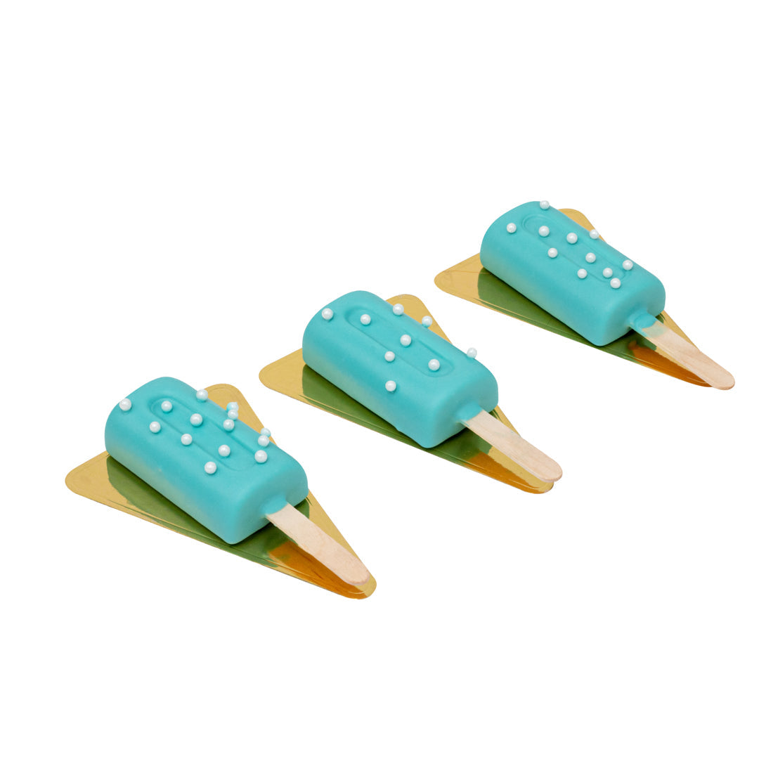 Pastry Tek Silicone Cylinder Popsicle Mold - 4-Compartment - 10 count box