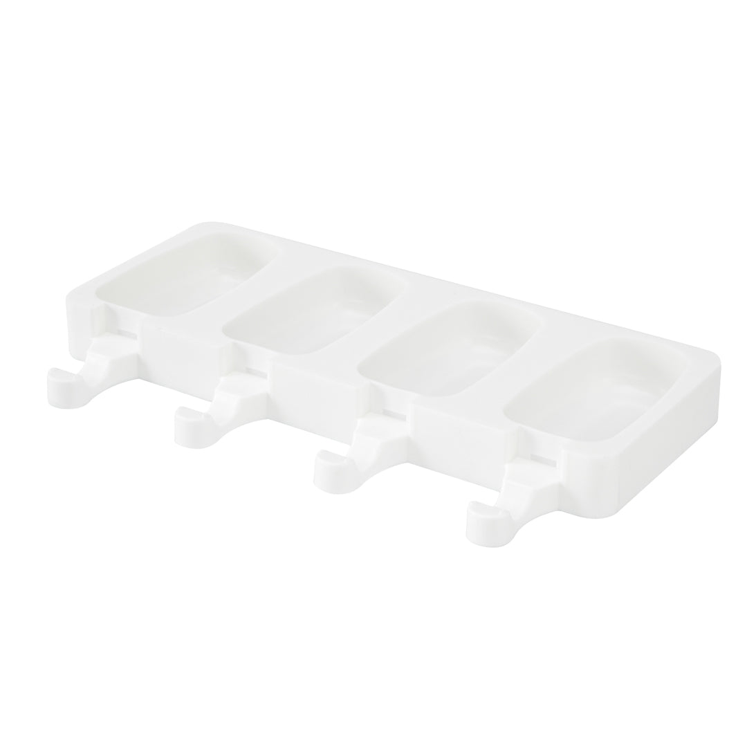 Pastry Tek Silicone Round Popsicle Mold - 4-Compartment - 10 count box