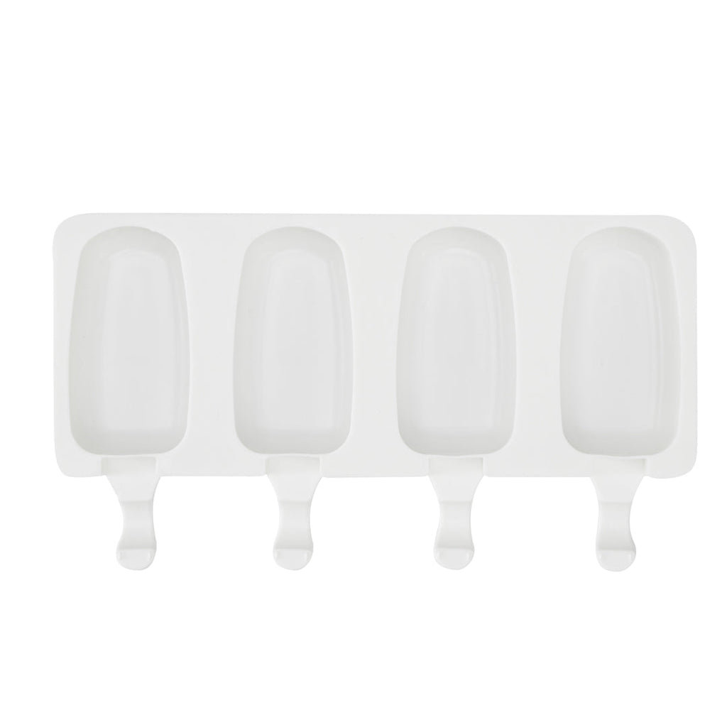 Pastry Tek Silicone Round Popsicle Mold - 4-Compartment - 10 count box