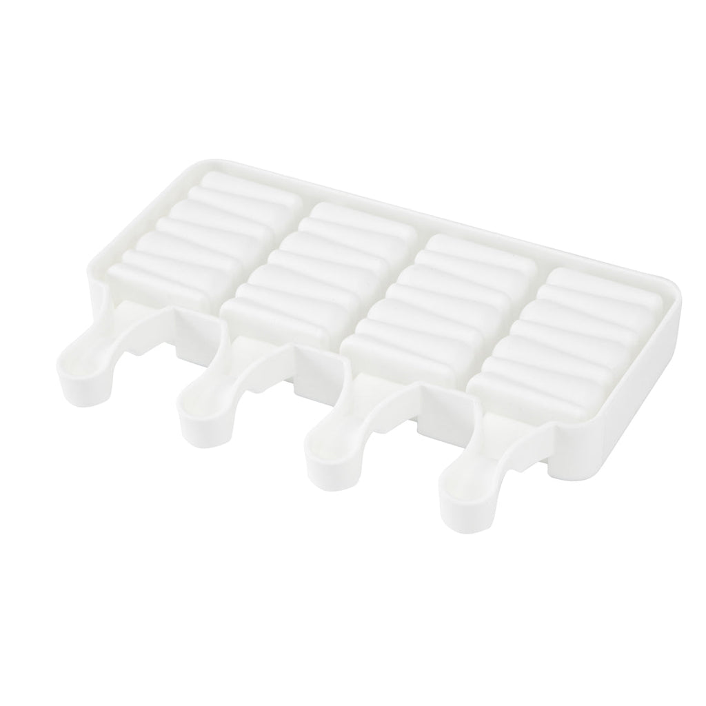 Pastry Tek Silicone Rectangle Popsicle Mold - 4-Compartment - 1 count box