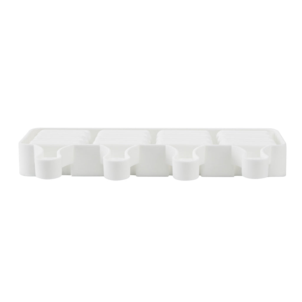Pastry Tek Silicone Rectangle Popsicle Mold - 4-Compartment - 10 count box