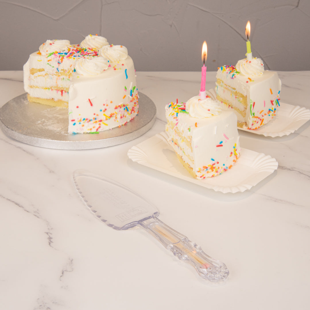 Pastry Tek Cake Server - with Matches - 9 1/4" x 2 1/4" - 1 count box