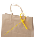 Serve Secure Yellow Security Seal / Zip Tie - Tamper-Evident, Self-Locking - 15 3/4" - 100 count box