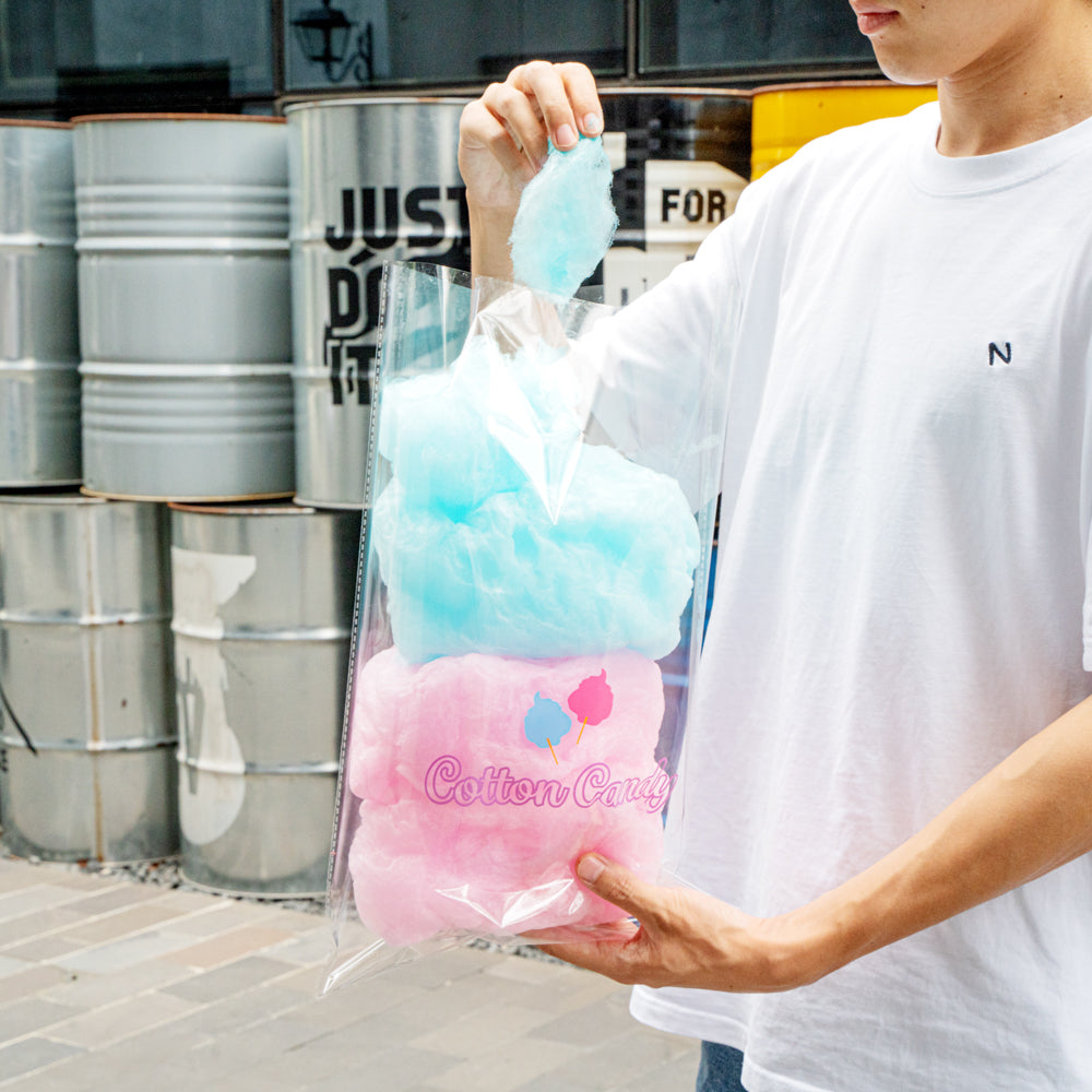 Bag Tek Clear Plastic Cotton Candy Bag - 12" x 18" - 100 count box