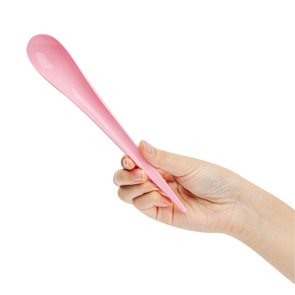 Chef 101 Pink Plastic Deco Party Spoon - 8" - 500 count box