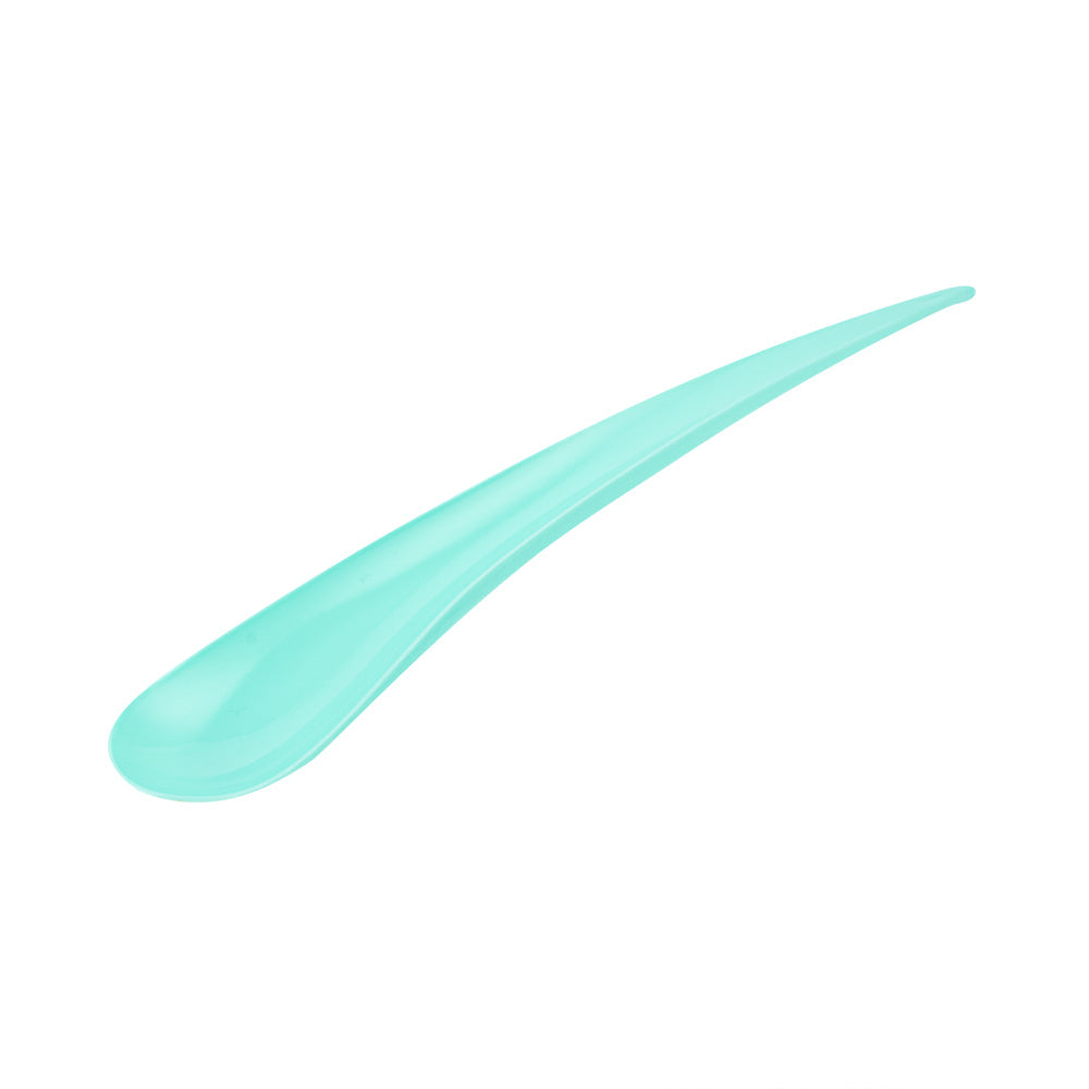 Chef 101 Teal Plastic Deco Party Spoon - 8" - 500 count box