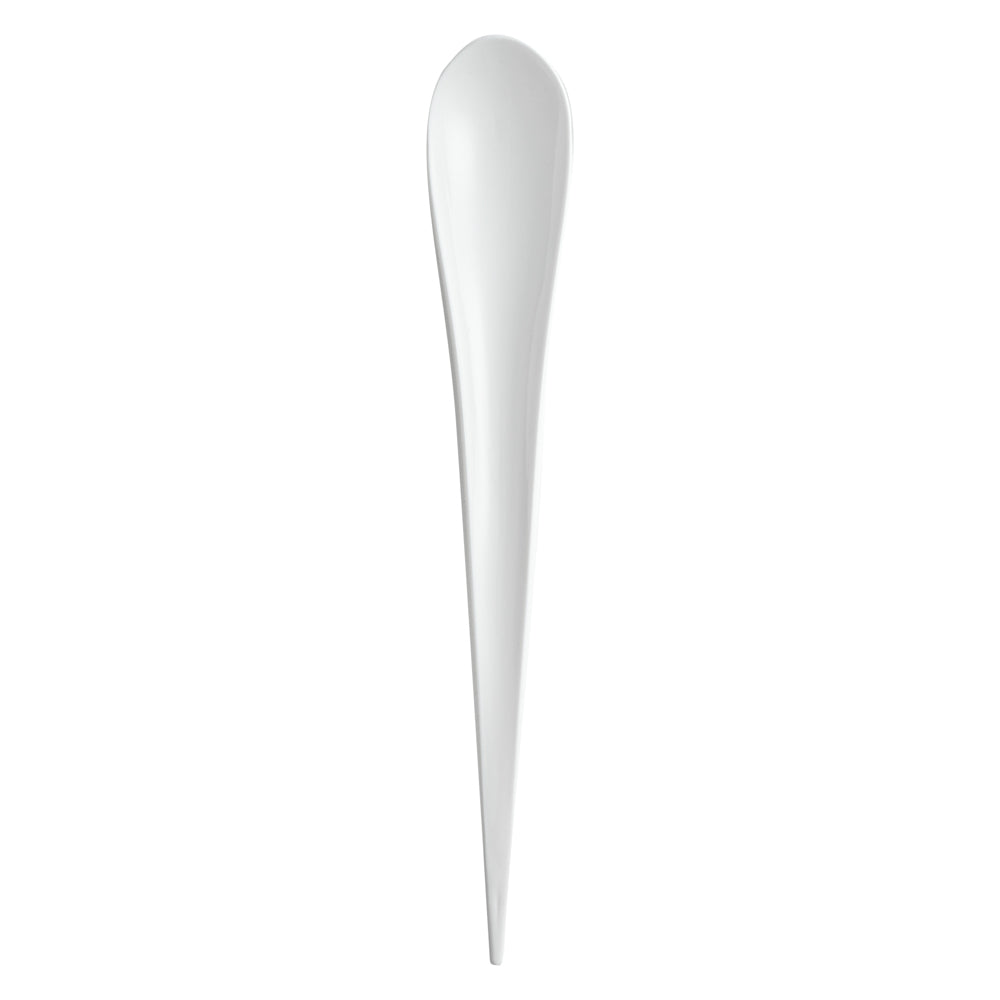 Chef 101 White Plastic Deco Party Spoon - 8" - 500 count box