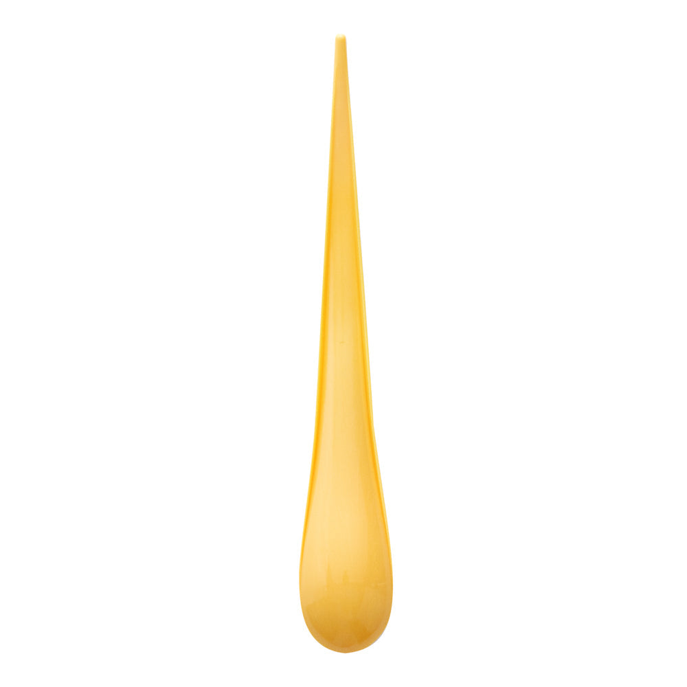 Chef 101 Yellow Plastic Deco Party Spoon - 8" - 500 count box