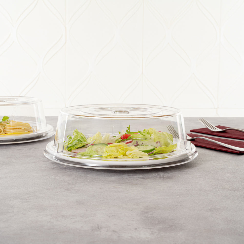 Cater Tek Clear Polycarbonate Plate Cover - 9 1/2" - 1 count box