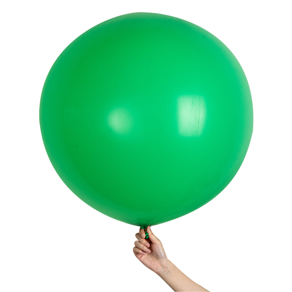 Balloonify Green Latex Balloon - 36" - 10 count box