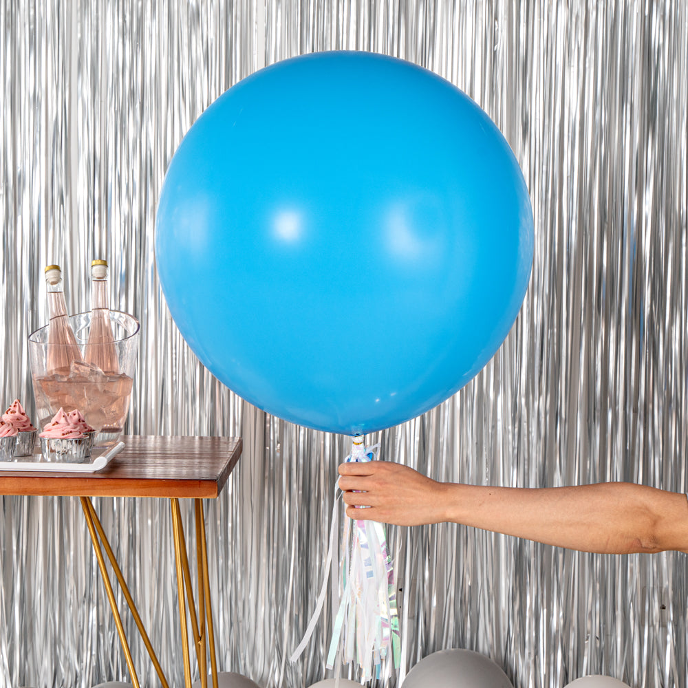 Balloonify Light Blue Latex Balloon - 36" - 10 count box