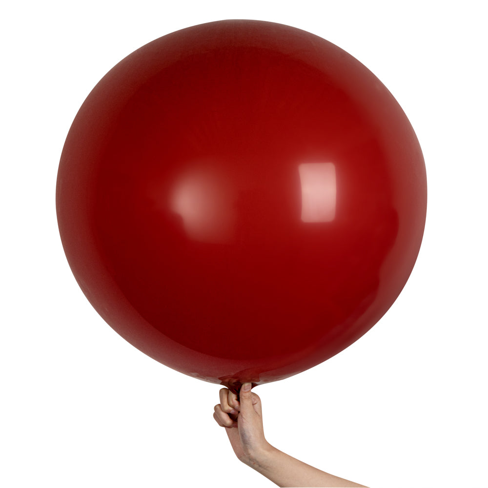 Balloonify Pomegranate Red Latex Balloon - 36" - 10 count box