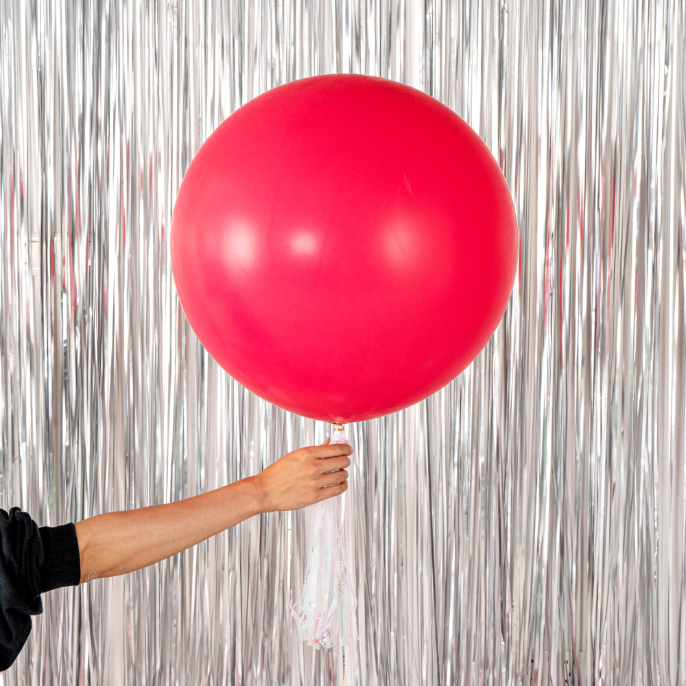 Balloonify Rose Red Latex Balloon - 36" - 10 count box
