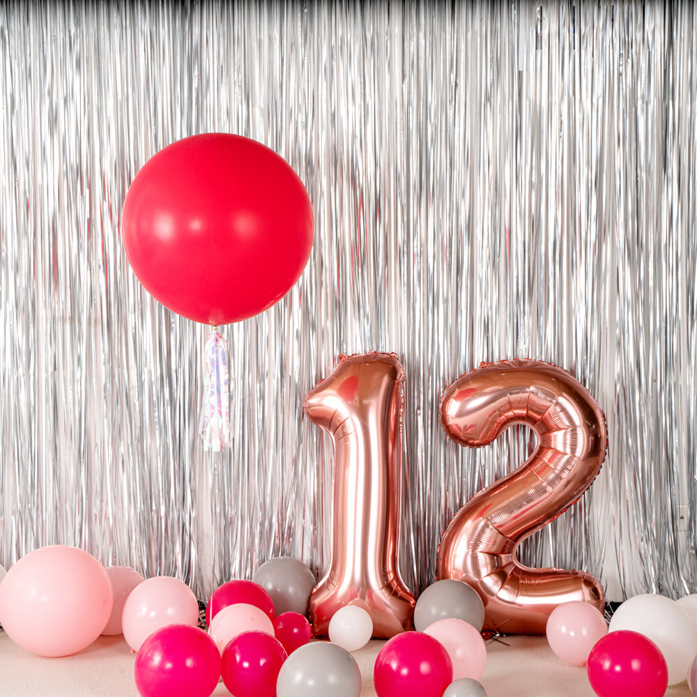 Balloonify Rose Red Latex Balloon - 36" - 10 count box