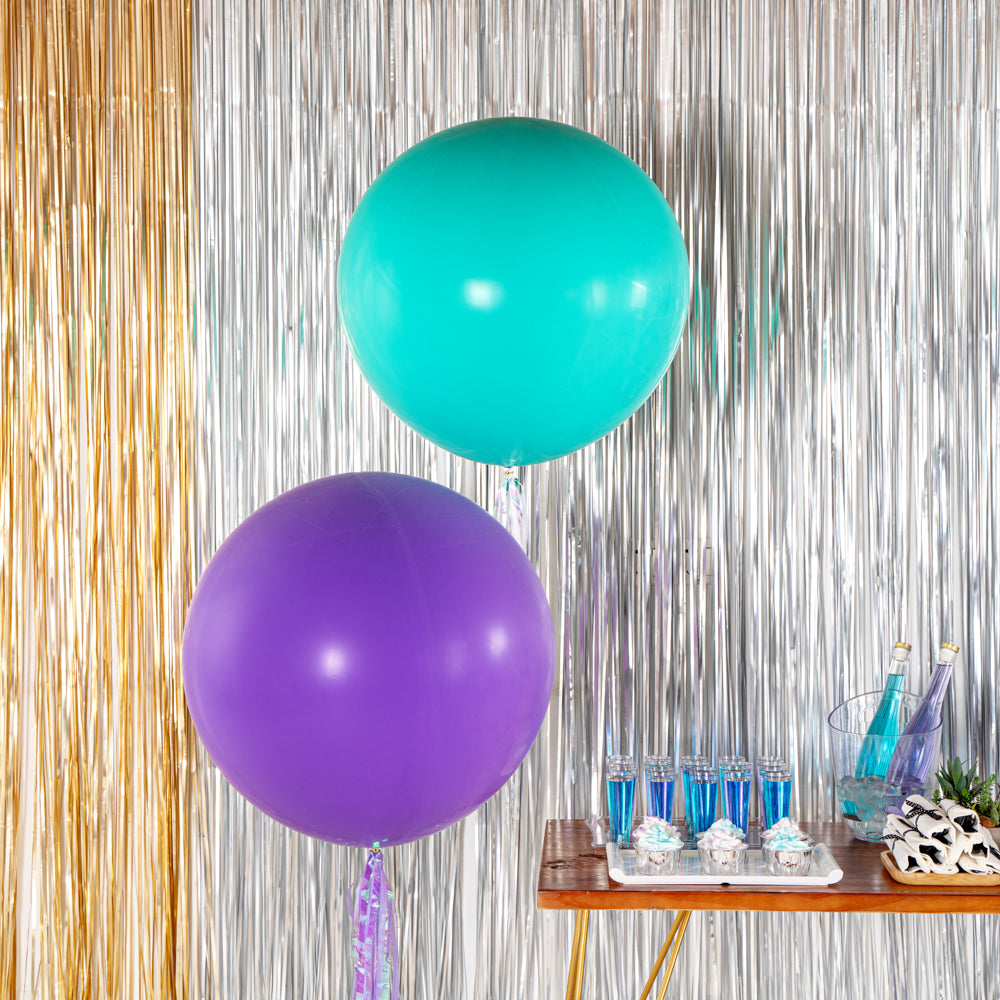 Balloonify Turquoise Latex Balloon - 36" - 10 count box