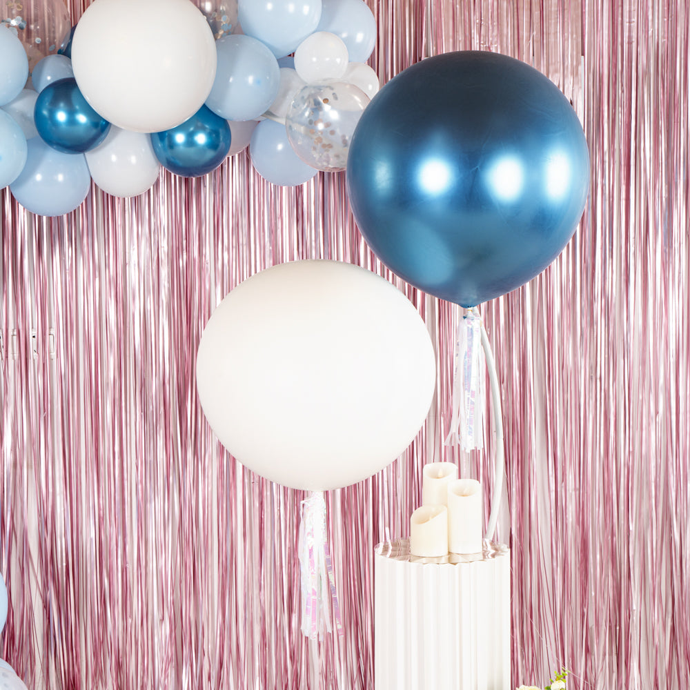 Balloonify Matte White Latex Balloon - 36" - 10 count box