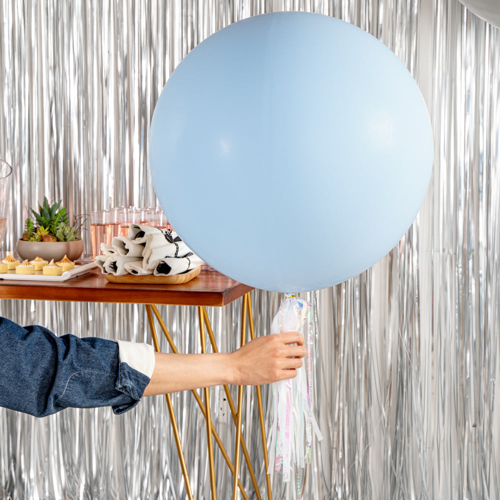 Balloonify Pastel Blue Latex Balloon - 36" - 10 count box
