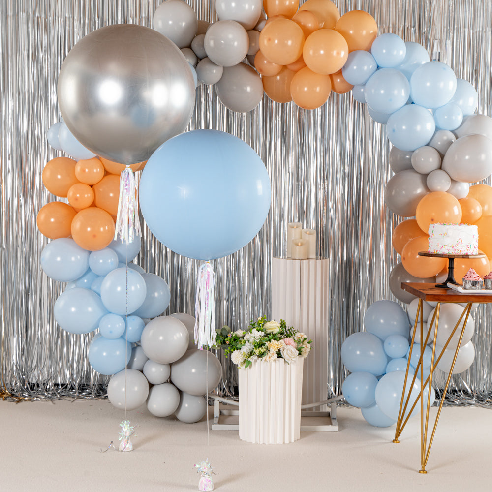 Balloonify Pastel Blue Latex Balloon - 36" - 10 count box