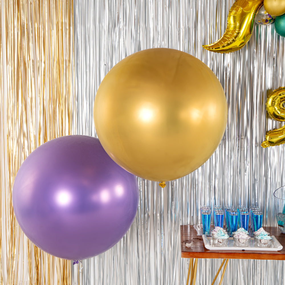 Balloonify Metallic Gold Latex Balloon - 36" - 10 count box
