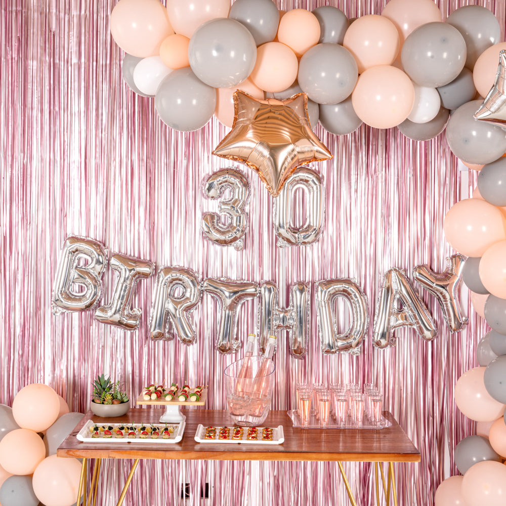 Balloonify Silver Mylar Number 0 Balloon - 16" - 1 count box