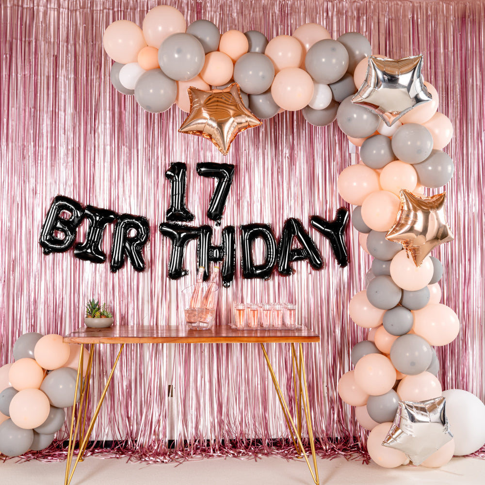 Balloonify Black Mylar Number 1 Balloon - 16" - 1 count box