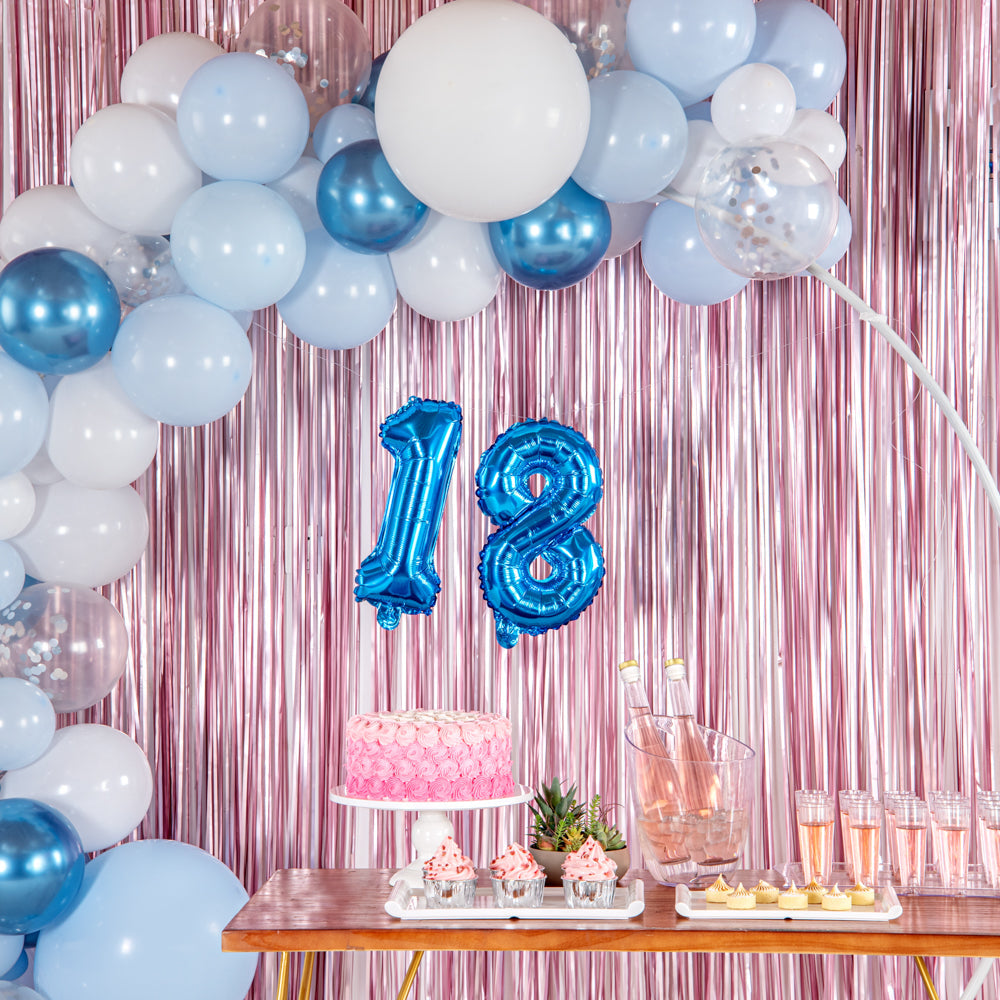 Balloonify Blue Mylar Number 1 Balloon - 16" - 1 count box