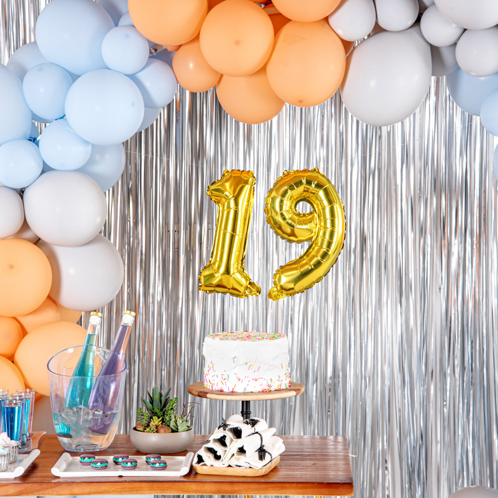 Balloonify Gold Mylar Number 1 Balloon - 16" - 1 count box