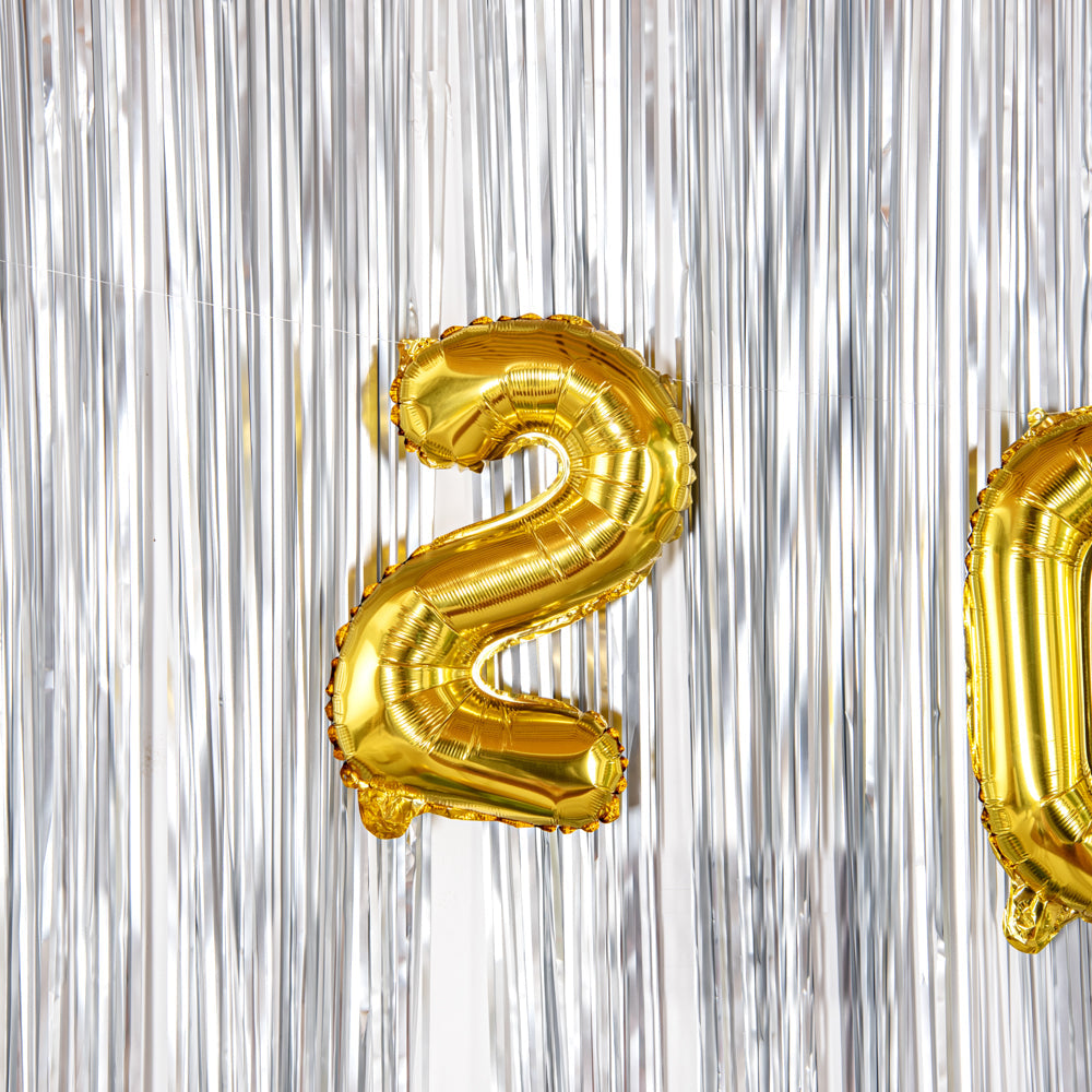 Balloonify Gold Mylar Number 2 Balloon - 16" - 1 count box