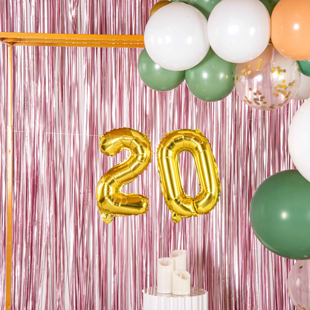Balloonify Gold Mylar Number 2 Balloon - 16" - 1 count box